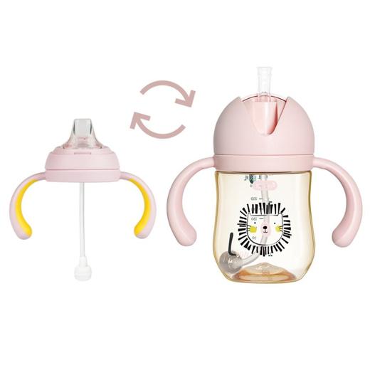 dexbaby吸管杯ppsu重力球吸管学饮杯260ml 商品图3