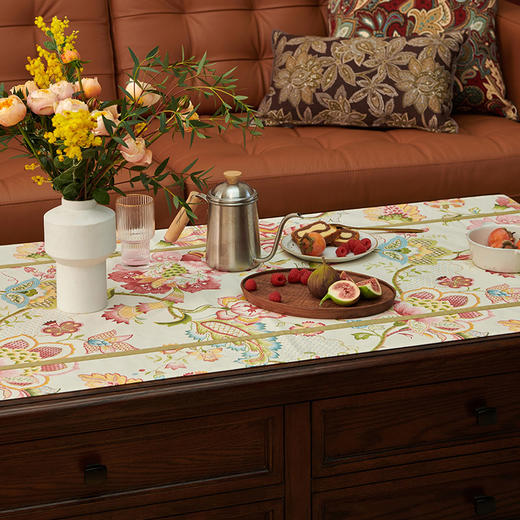 茶几巾新年桌布客厅美式轻奢ins桌垫台布餐边柜梳妆台盖巾可定制 商品图2