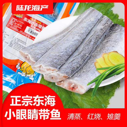 1902陆龙东海冷冻带鱼600g 商品图2