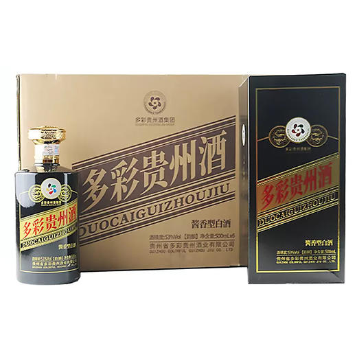 【长期有货】多彩贵州韵酿 53度酱香型白酒 整箱6瓶*500ml包邮 商品图0