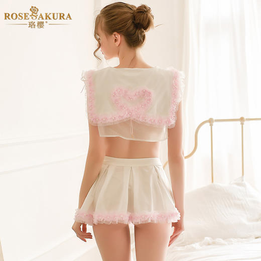 珞樱性感睡衣情趣内衣大码学生制服床上诱惑超骚免脱激情挑逗套装 商品图3