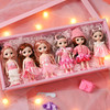 卡妮儿芭比公主霓虹灯套装大礼盒6个娃娃【批发包邮】  ZJ 商品缩略图0