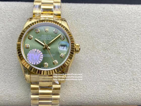 TW 劳力士 蚝式恒动31日志 秀而不媚 恒久优雅 。【表壳】尺寸31Mm，采用耗式钢与18K，表圈采用白金狗牙圈，圈口镶多粒施华洛斯奇钻 ，保证100米防水 整个手表基于正品原版开模❕❕