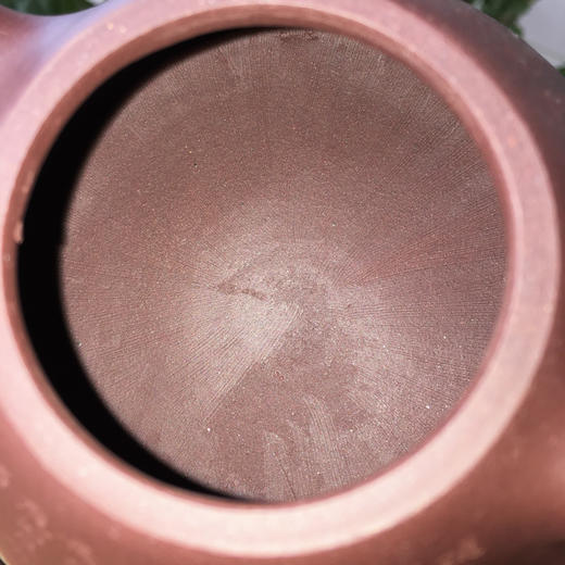 宜兴正宗原矿紫泥心经刻绘石瓢手工紫砂壶170cc 商品图7