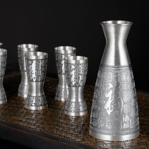 【百福骈臻】纯银酒具套装-BXYL00402262011 商品图2
