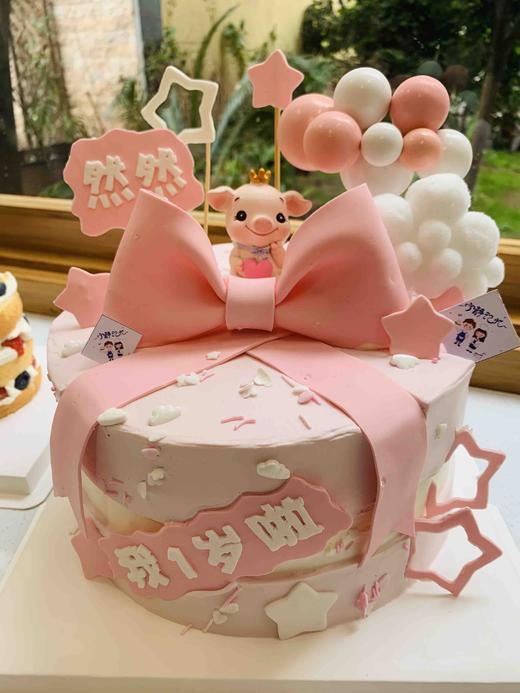 翻糖蝴蝶结猪猪 下单前请仔细阅读商品详情 商品图0