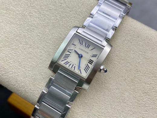 8848卡地亚法式坦克W51008Q3，原装开模，女士进口石英机芯， 20.3×25.35MM 商品图11