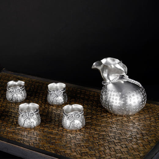 【将进酒】纯银酒壶就杯摆件酒具套装【BXYL0040200-1】【BXYL0040200-2】2011 商品图3