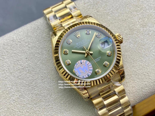 TW 劳力士 蚝式恒动31日志 秀而不媚 恒久优雅 。【表壳】尺寸31Mm，采用耗式钢与18K，表圈采用白金狗牙圈，圈口镶多粒施华洛斯奇钻 ，保证100米防水 整个手表基于正品原版开模❕❕ 商品图1