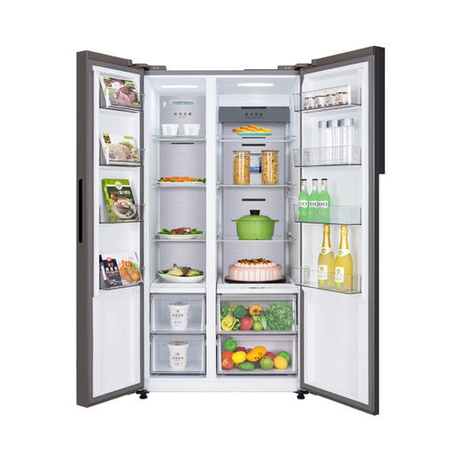 美的（Midea）546升对开门冰箱 19分钟急速净味 智能操控 三档变温 温湿精控 BCD-546WKGPZM(Q) 商品图1