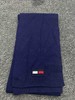 Tommy深蓝色围巾 男女同款 纯色百搭 商品缩略图4