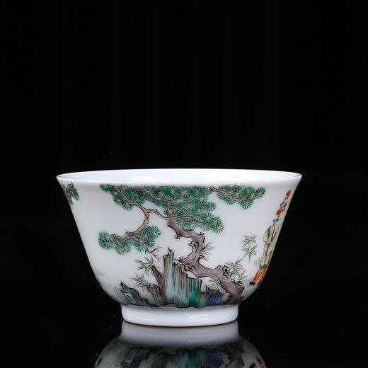 古彩福禄寿马蹄杯 商品图3