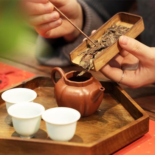 【天月白茶】2015年只生欢喜福鼎白茶寿眉饼茶 300g 商品图3