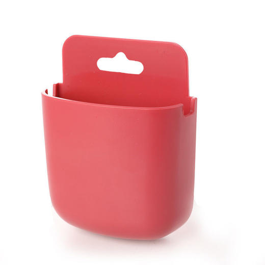 【壁挂式免打孔收纳盒】手机遥控收纳盒无痕墙壁粘贴床边客厅厨房收纳整理盒 商品图9