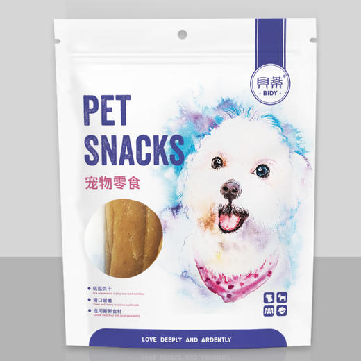 贝蒂-鸡肉切片-400g宠物零食 狗狗鸡肉条宠物鸡肉切片洁齿骨特价 商品图0