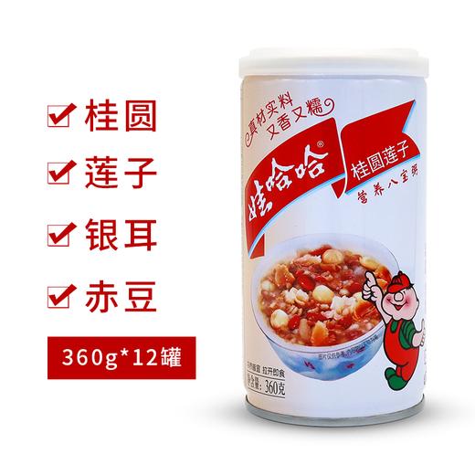娃哈哈桂圆莲子八宝粥12罐 早餐 速食 粥 哇哈哈 整箱 商品图2