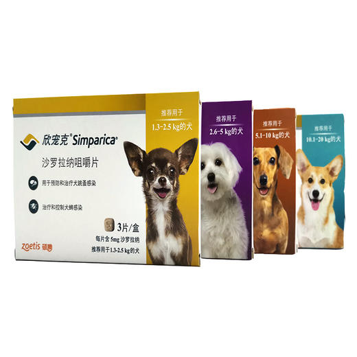 犬体外驱虫 硕腾欣宠克  整盒装 商品图0