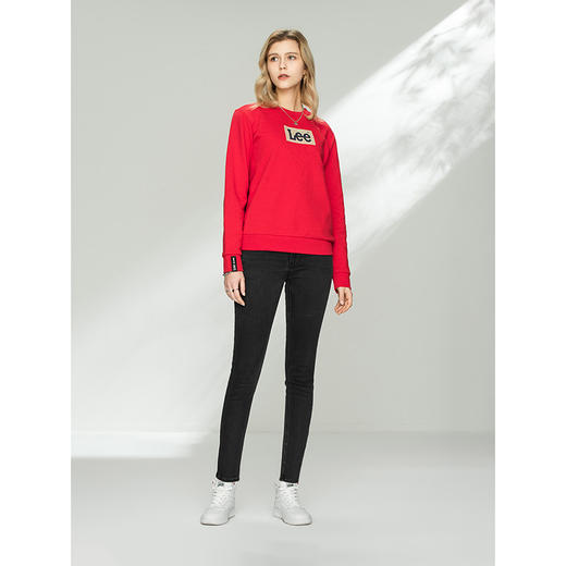 LEE  春夏新品优形丹宁419紧身深灰女牛仔裤L124195TRAUB 商品图1