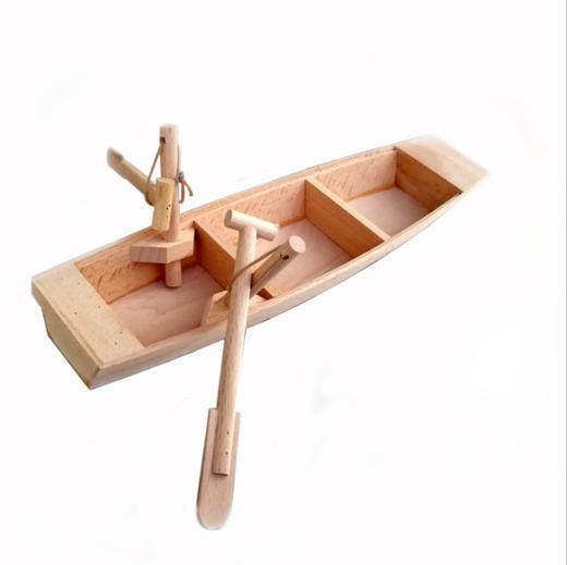 【家纺】家庭家居装饰品 木制小木船 模型 船模 商品图0