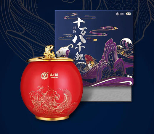《中粮-中茶》礼遇系列--十万八千鲤·天香牡丹（白茶） 150克盒 商品图0