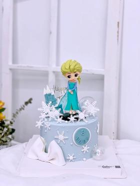 冰雪奇缘爱莎Elsa生日蛋糕