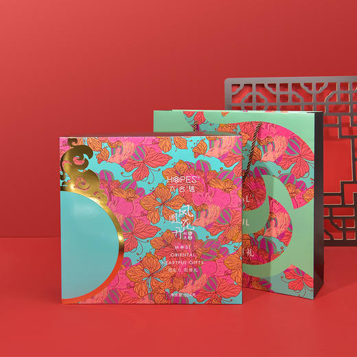 六合信 • 凤凰花开糖果糕点礼盒 508g |甄选八种传统糕点过年送礼送长辈公司节日团购礼品礼盒 商品图11