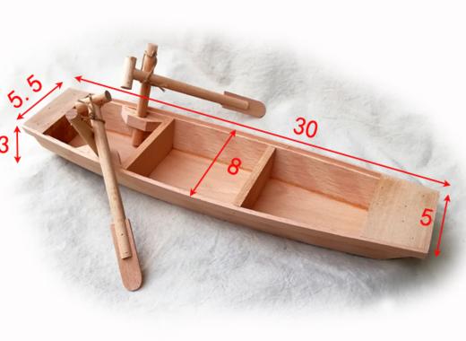 【家纺】家庭家居装饰品 木制小木船 模型 船模 商品图2