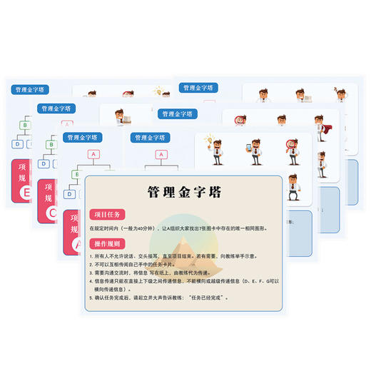 管理金字塔卡片拓展管理培训道具 商品图3