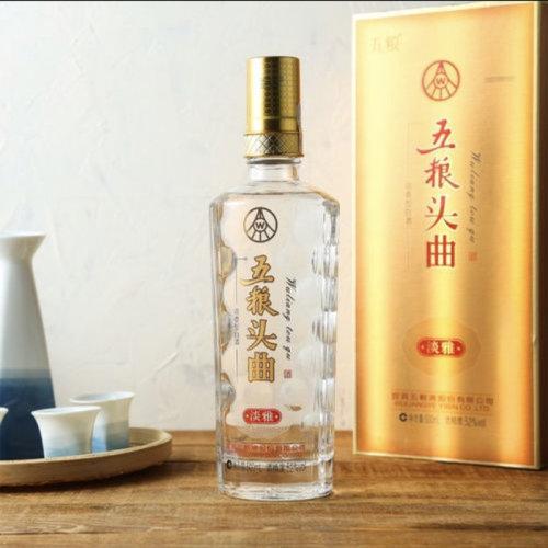 五粮液股份出品五粮头曲淡雅 500ml 浓香型高度白酒 商品图1