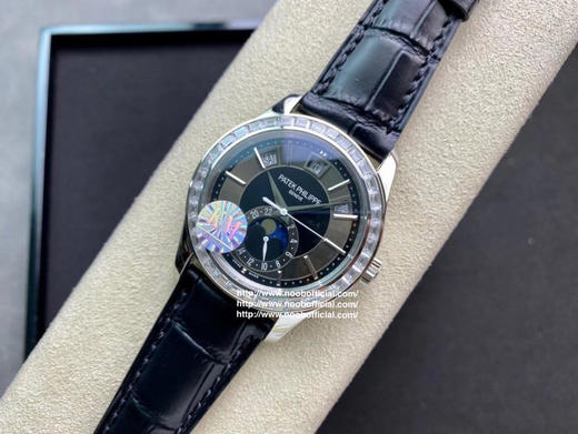 KM 百达翡丽复杂功能计时5205G面世，历经两年不断对机芯进行改造与调试 一贯追求以原装工艺为目标，尺寸40cm 商品图6