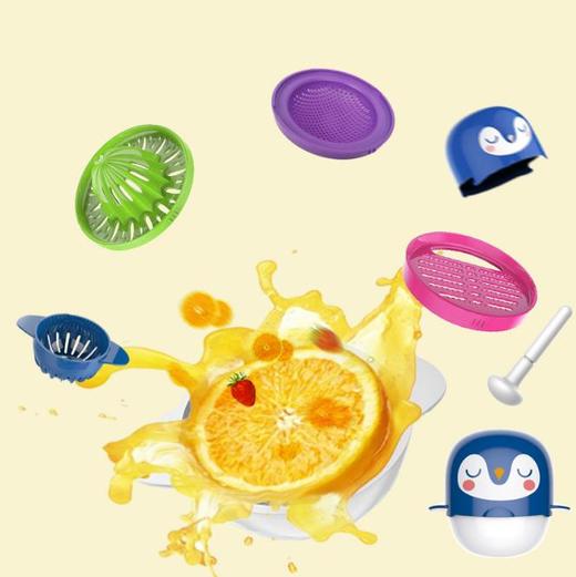 【辅食器】*创意手动食物研磨器 婴儿宝宝辅食儿童Q萌研磨器碗果蔬泥料理工具 商品图2