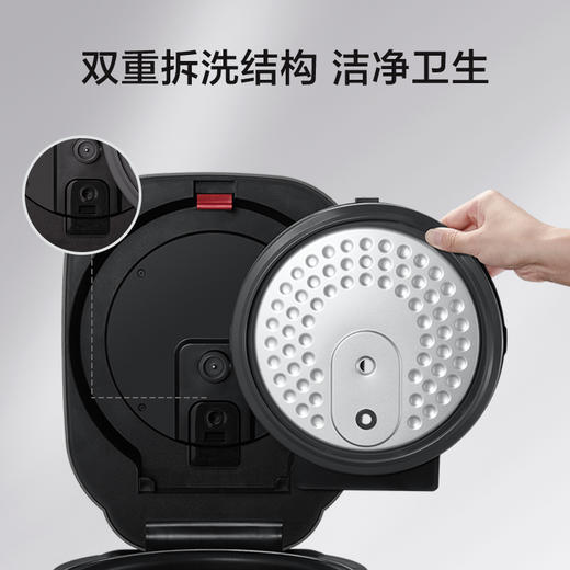 苏泊尔（SUPOR）电饭煲电饭锅IH电磁加热智能预约5L电饭煲触摸操控精铁球釜内胆家用智能电饭煲SF50HC750 商品图8