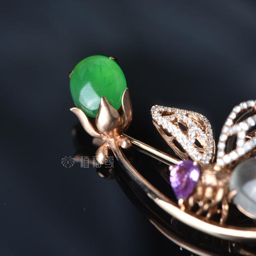 【甜蜜】翡翠蜜蜂胸针-XZ2012223 商品图3