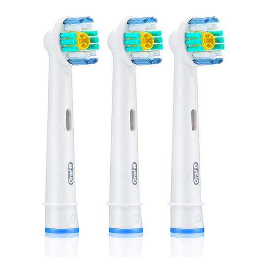 欧乐B（Oralb）电动牙刷头 3支装 美白型 适配成人2D/3D全部型号 EB18P-3 德国进口 商品图2