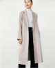 高级感 | 长款经典系带水波纹羊毛羊绒混纺大衣 商品缩略图4