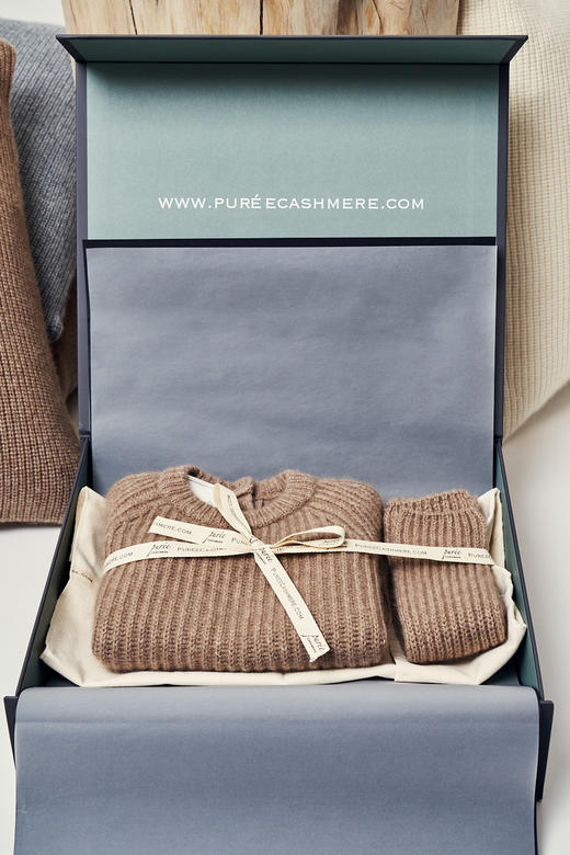 #2018 「BABY FISHERMEN DUO」100% CASHMERE 宝宝渔夫针织衫+小围巾套装 商品图11