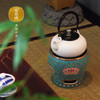  莺歌烧 宝蓝底莲花纹珐琅彩风炉 煮茶器家用无噪音自动台式功夫泡茶小号 商品缩略图2