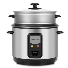奥克斯（AUX）电饭煲5L电饭锅 直身式带蒸笼 操作简单 家用小电饭锅WZA-0502