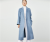 高级感 | 长款经典系带水波纹羊毛羊绒混纺大衣 商品缩略图2