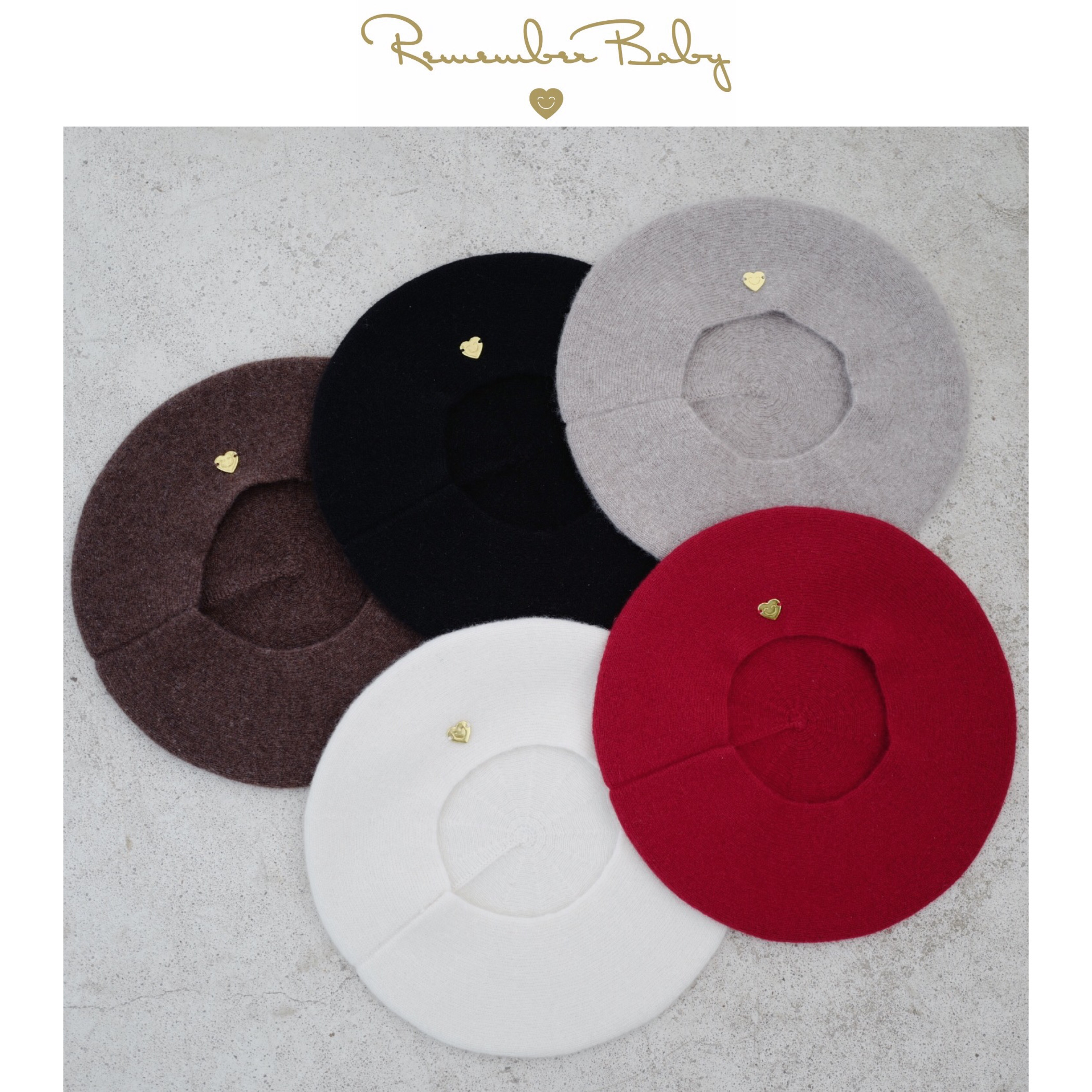 「现货」CARE | 康赛妮100%羊绒贝雷帽 多色