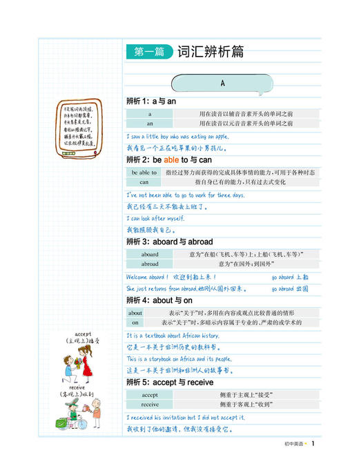 钟书金牌教辅 上海学霸笔记初中英语通用版6789年级/六七八九年级通用 初中学霸笔记英语漫画图解速查速记全彩版中考英语复 商品图4