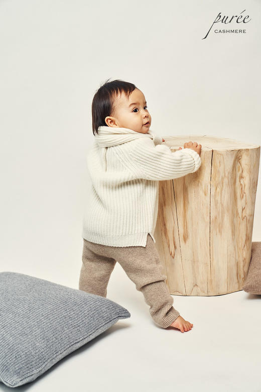 #2018 「BABY FISHERMEN DUO」100% CASHMERE 宝宝渔夫针织衫+小围巾套装 商品图5