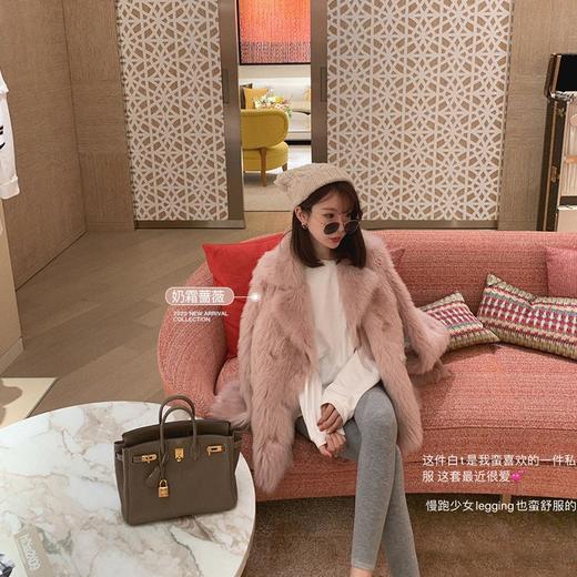 金蘑菇菇【云端漫步 仙女托卡】全员尖叫！皮草外套女皮毛一体 商品图3