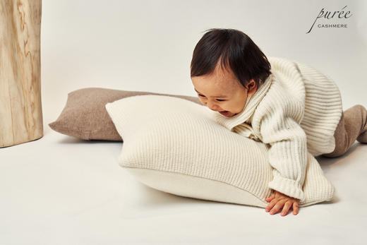 #2018 「BABY FISHERMEN DUO」100% CASHMERE 宝宝渔夫针织衫+小围巾套装 商品图3