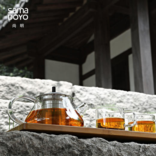  尚明 T107T108 玻璃功夫茶壶套装耐热玻璃茶壶 商品图4