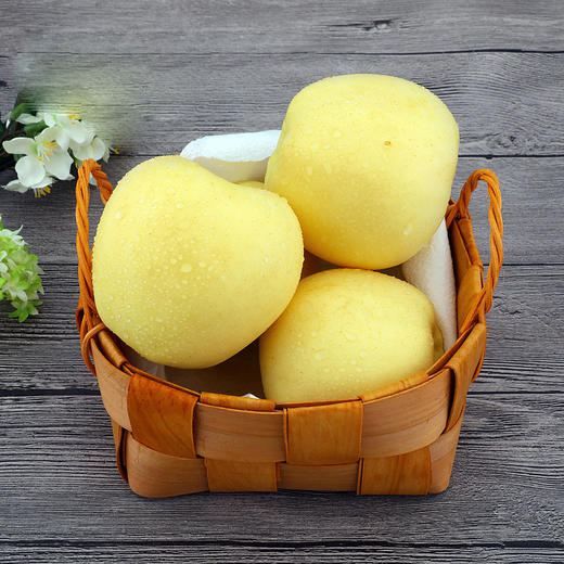 #基地直发# 【山东·烟台】黄元帅苹果 黄金帅 刮泥粉面苹果 当季水果 商品图1