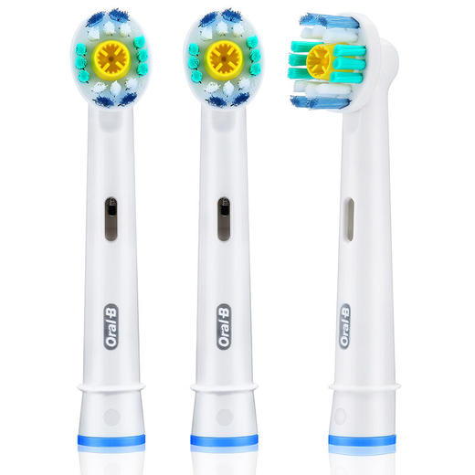 欧乐B（Oralb）电动牙刷头 3支装 美白型 适配成人2D/3D全部型号 EB18P-3 德国进口 商品图1