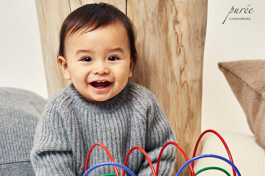 #2018 「BABY FISHERMEN DUO」100% CASHMERE 宝宝渔夫针织衫+小围巾套装 商品图8