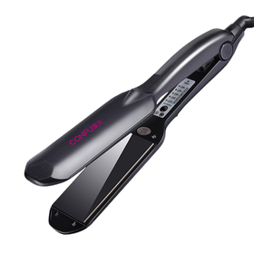 康夫（CONFU）卷发棒 夹板直发器 直发卷发两用专业直发夹 发廊理发店专用五档控温直板夹 时尚黑KF-505