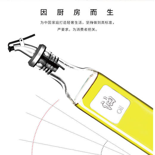 【一套4瓶装】油壶玻璃家用厨房用品油瓶防漏酱醋瓶调料瓶 商品图5